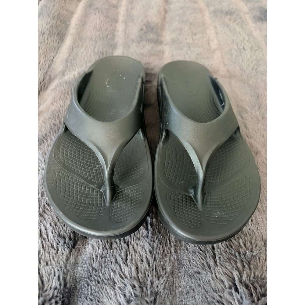 OOFOS OOriginal Recovery Flip Flops Black Women's 9 Men's 7 EU 40 Comfort Travel